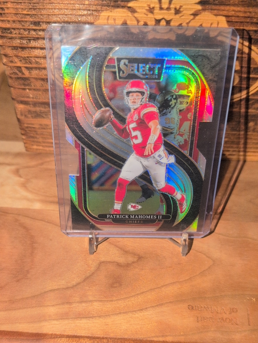 2024 Select Patrick Mahomes Diecut Silver Prizm Chiefs